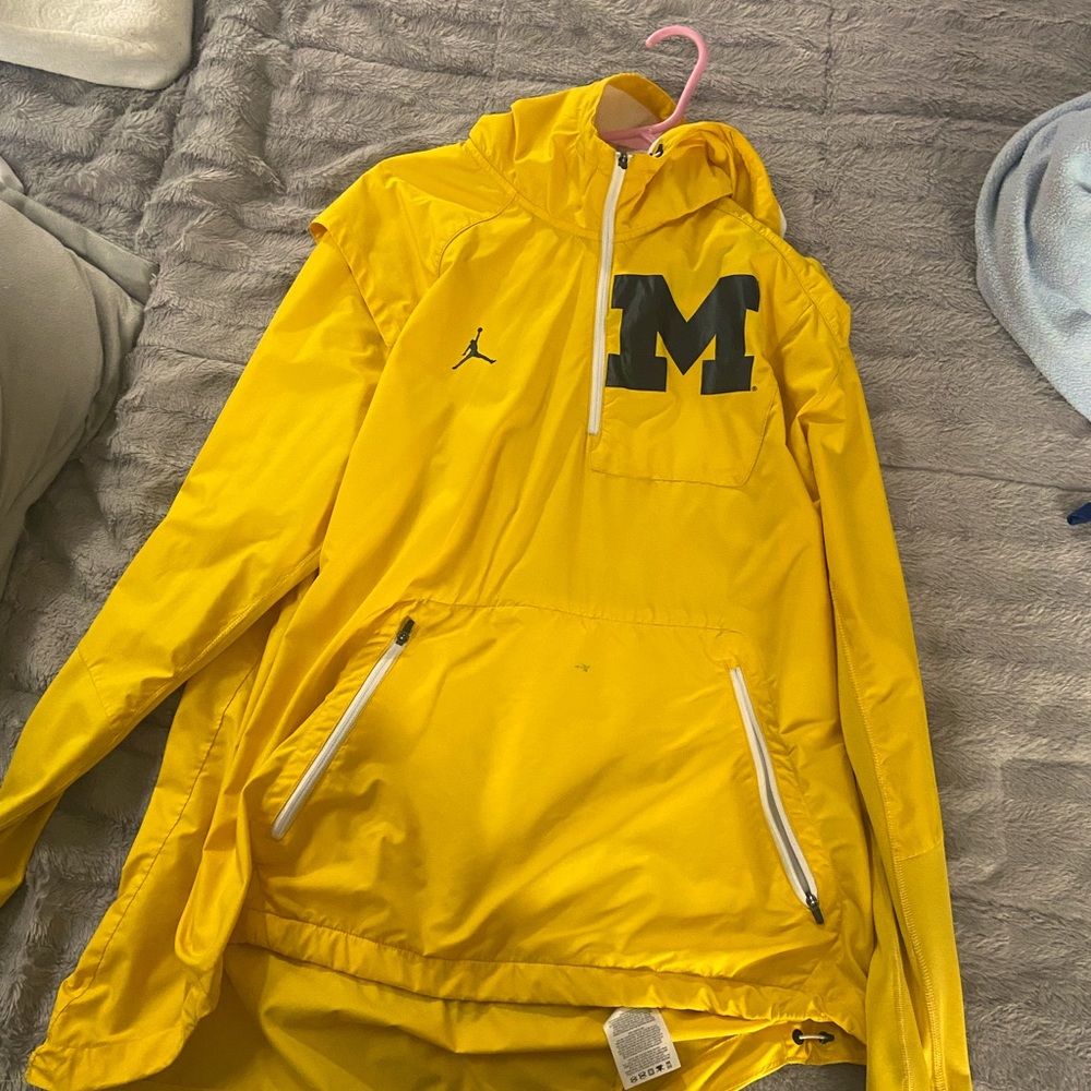 Jordan Michigan Maize windbreaker